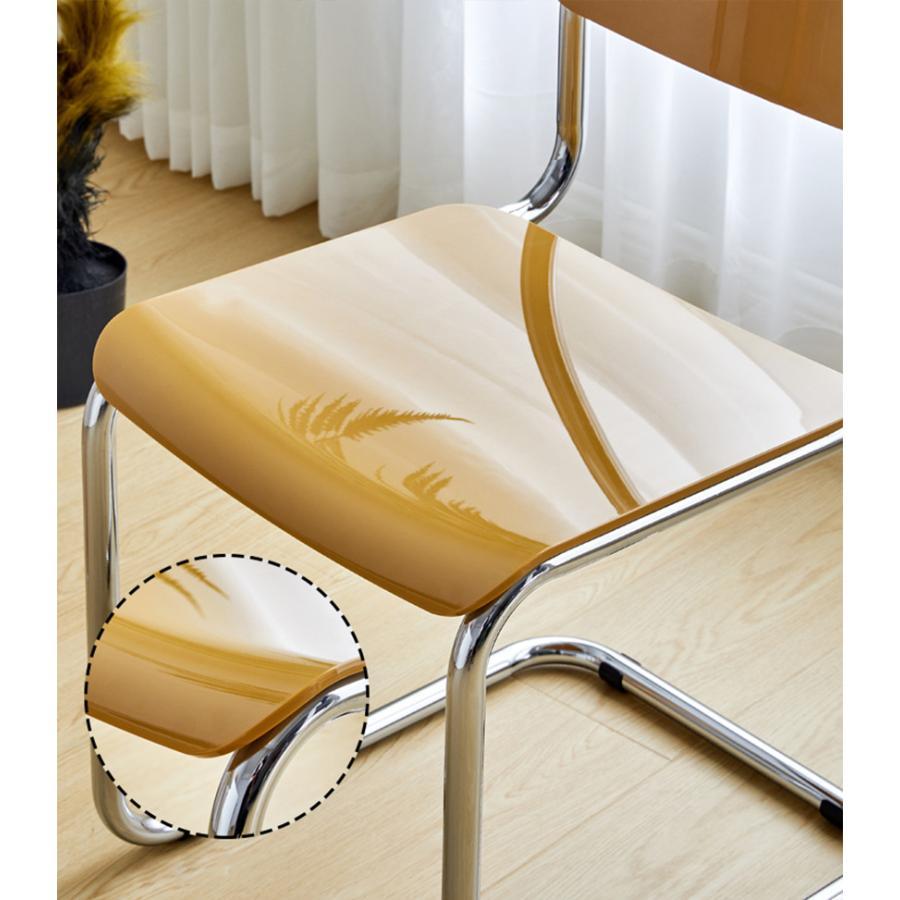 韓国風 パイプ椅子 人気 おしゃれ 北欧 食卓椅子 椅子 いす リビングチェア 滑り止め ダイニング | ブランド登録なし | 09