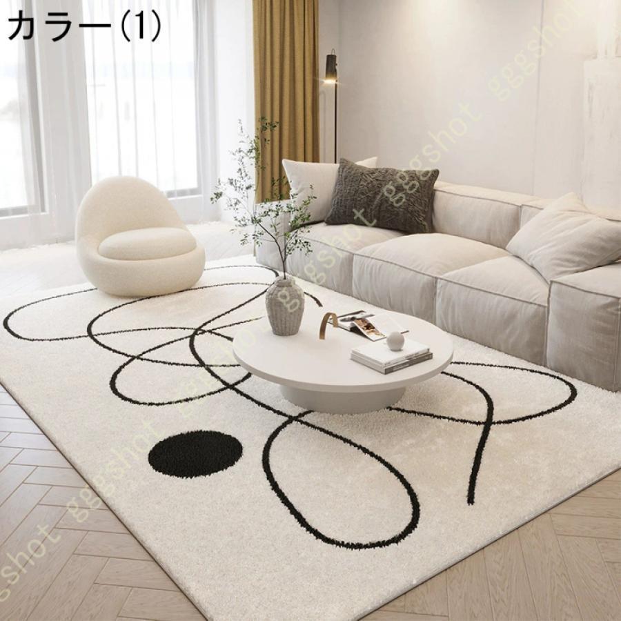 ベルギーラグ 洗える ラグマット 2畳 リビング ダイニング 北欧 ふわふわ ウォッシャブル シンプル ラグ じゅうたん カーペット おしゃれ 滑り止め 一人暮らし | ブランド登録なし | 09