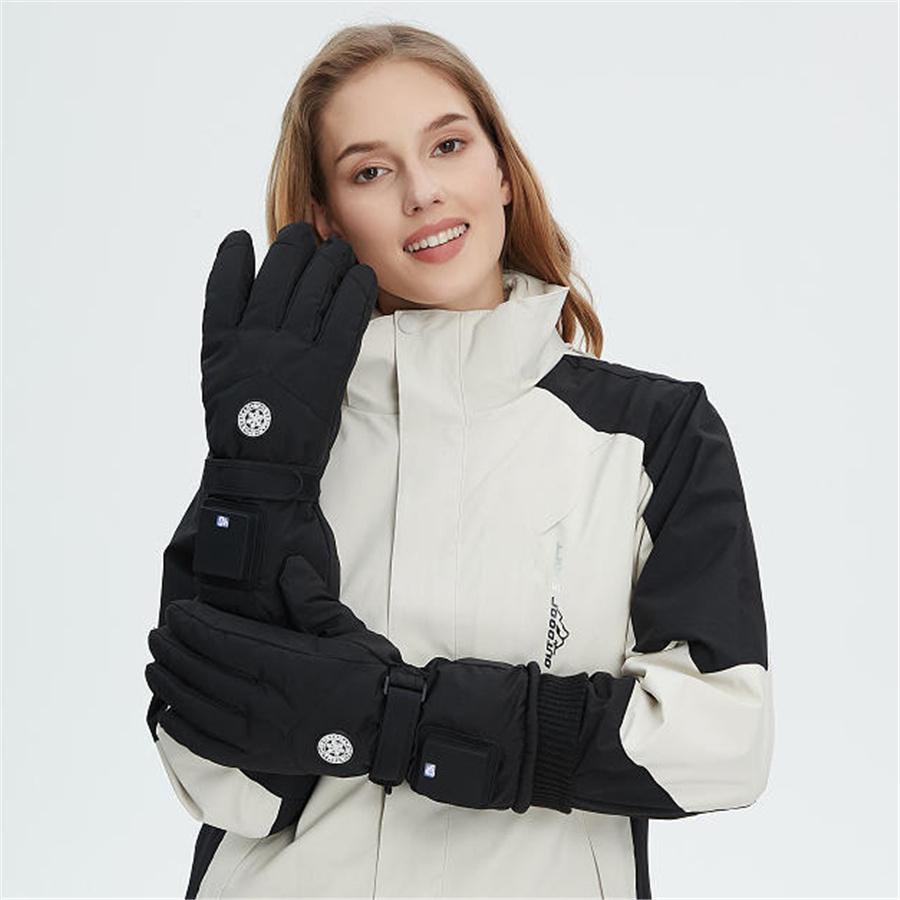 爆買 電熱グローブ 充電式 バッテリー 防水フィルム内蔵 保温素材 防寒 ヒーターグローブ 冬用 裏起毛 3段階温度調整 撥水加工 バイク 自転車 男女兼用 |  | 01