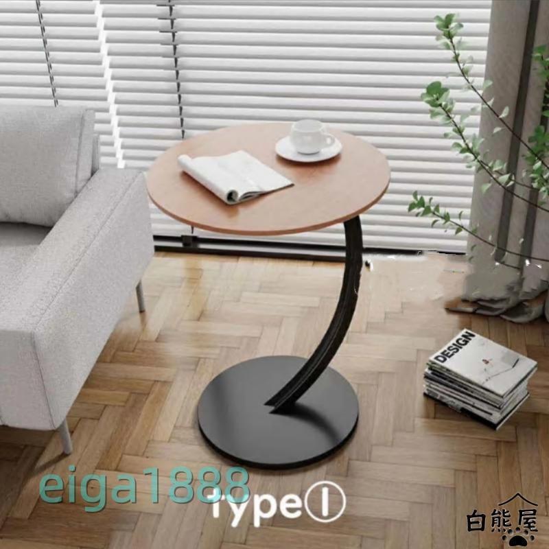 サイドテーブル テーブル 木製 北欧 ナイトテーブル ミニテーブル ラウンドテーブル 丸テーブル シンプル おしゃれ かわいい カフェ風 ソファーテーブル | ブランド登録なし | 01