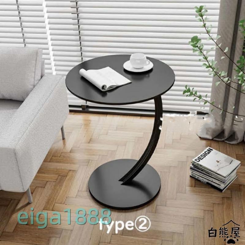 サイドテーブル テーブル 木製 北欧 ナイトテーブル ミニテーブル ラウンドテーブル 丸テーブル シンプル おしゃれ かわいい カフェ風 ソファーテーブル | ブランド登録なし | 02