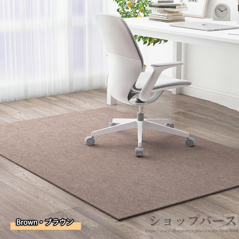 チェアマット デスク足元マット 防音 吸着ラグマット 椅子 ダイニングマット ゲーミングチェアマッ 床保護マット ズレない デスクマット キズ防止 学習机 | ブランド登録なし | 02