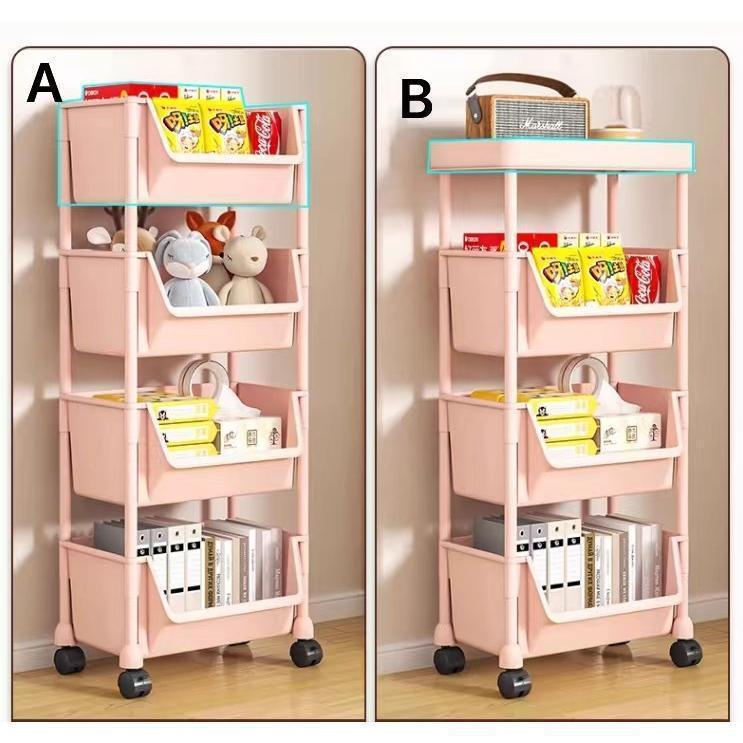 キッチンワゴン キャスター付き おしゃれ スリム 収納棚 収納ワゴン 収納ラック 組立簡単 収納カート |  | 05