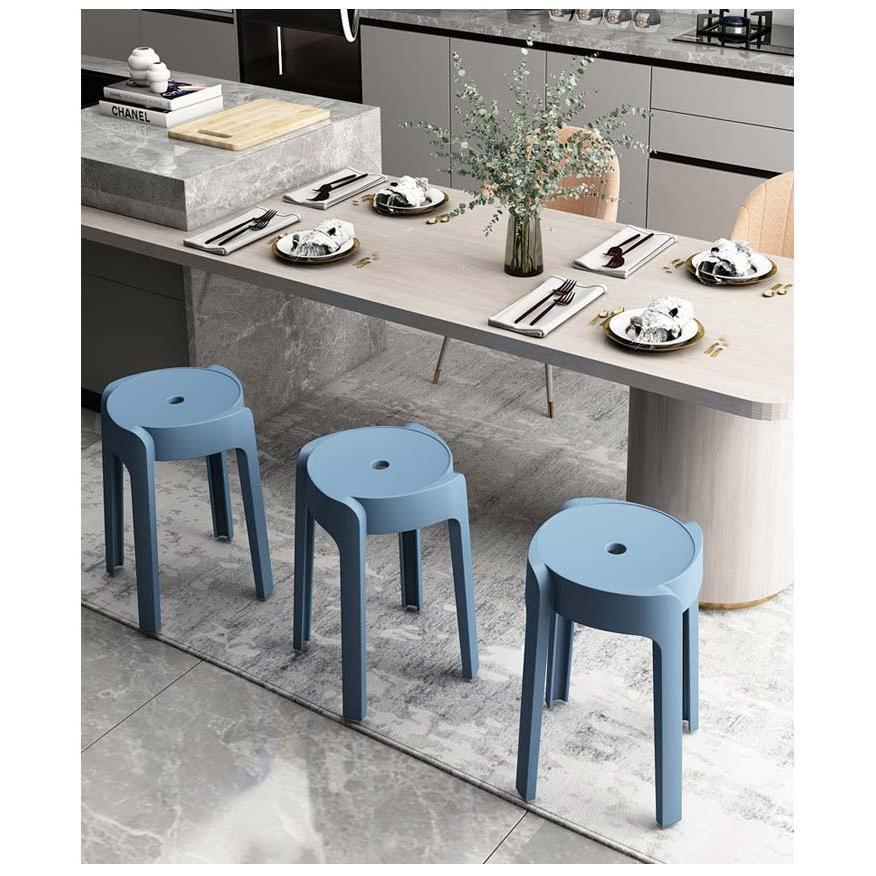 スタッキング スツール チェア スツール 4脚セット 椅子 イス いす カラフル ダイニング おしゃれ 北欧 玄関 スタッキング スツール 丸 丸椅子 | ブランド登録なし | 11