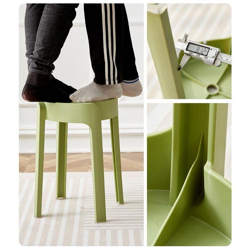 スタッキング スツール チェア スツール 4脚セット 椅子 イス いす カラフル ダイニング おしゃれ 北欧 玄関 スタッキング スツール 丸 丸椅子 | ブランド登録なし | 16