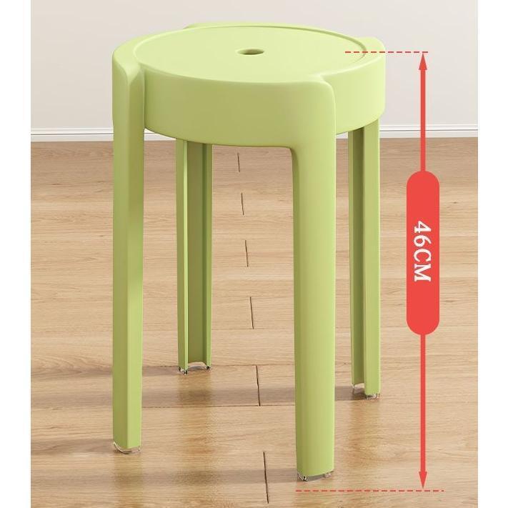 スタッキング スツール チェア スツール 4脚セット 椅子 イス いす カラフル ダイニング おしゃれ 北欧 玄関 スタッキング スツール 丸 丸椅子 | ブランド登録なし | 18