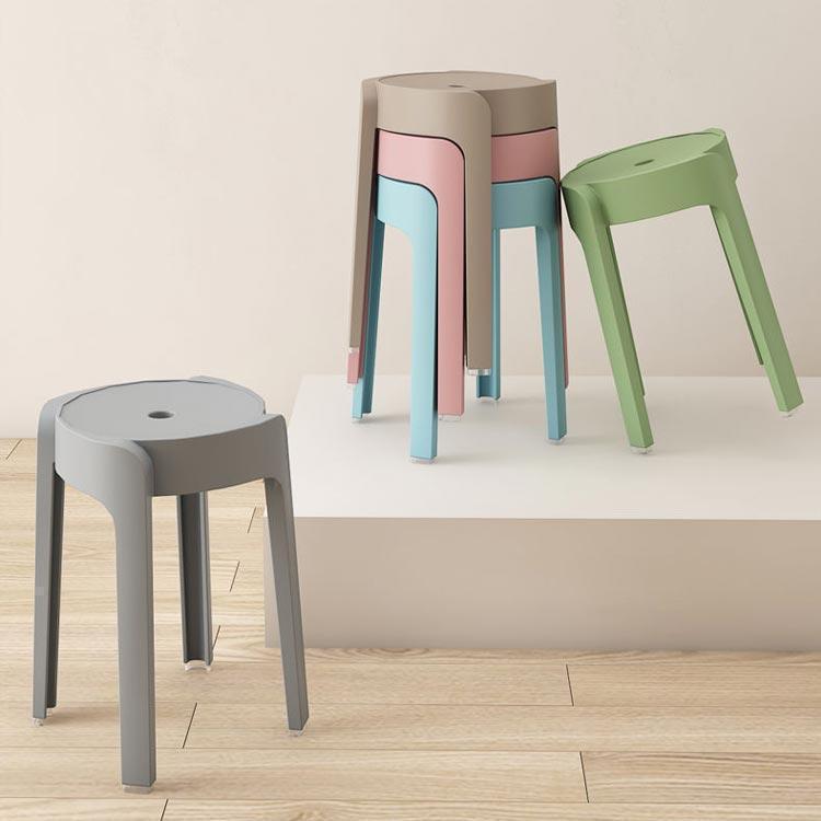 スタッキング スツール チェア スツール 4脚セット 椅子 イス いす カラフル ダイニング おしゃれ 北欧 玄関 スタッキング スツール 丸 丸椅子 | ブランド登録なし | 03