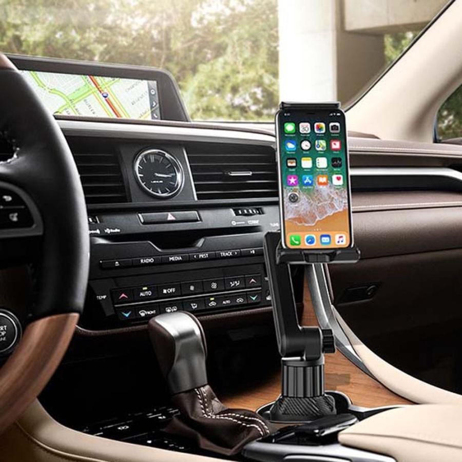 ドリンクホルダータブレットホルダー タブレット ドリンクホルダー スマホホルダー 車 車載 カップ スタンド 角度調整 ipad 便利 グッズ | ブランド登録なし | 06