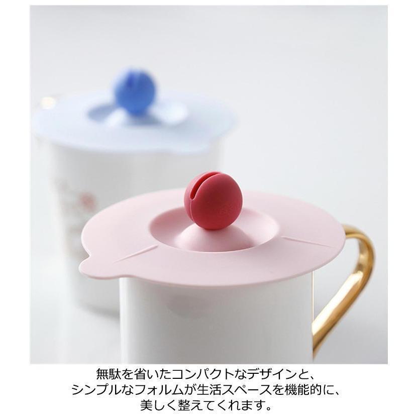 カップカバー ほこりよけ 3個セット おしゃれ シリコンカップカバー 北欧 便利グッズ かわいい シリコンリッド マグカップ 保冷 コーヒーカップ マ | ブランド登録なし | 08