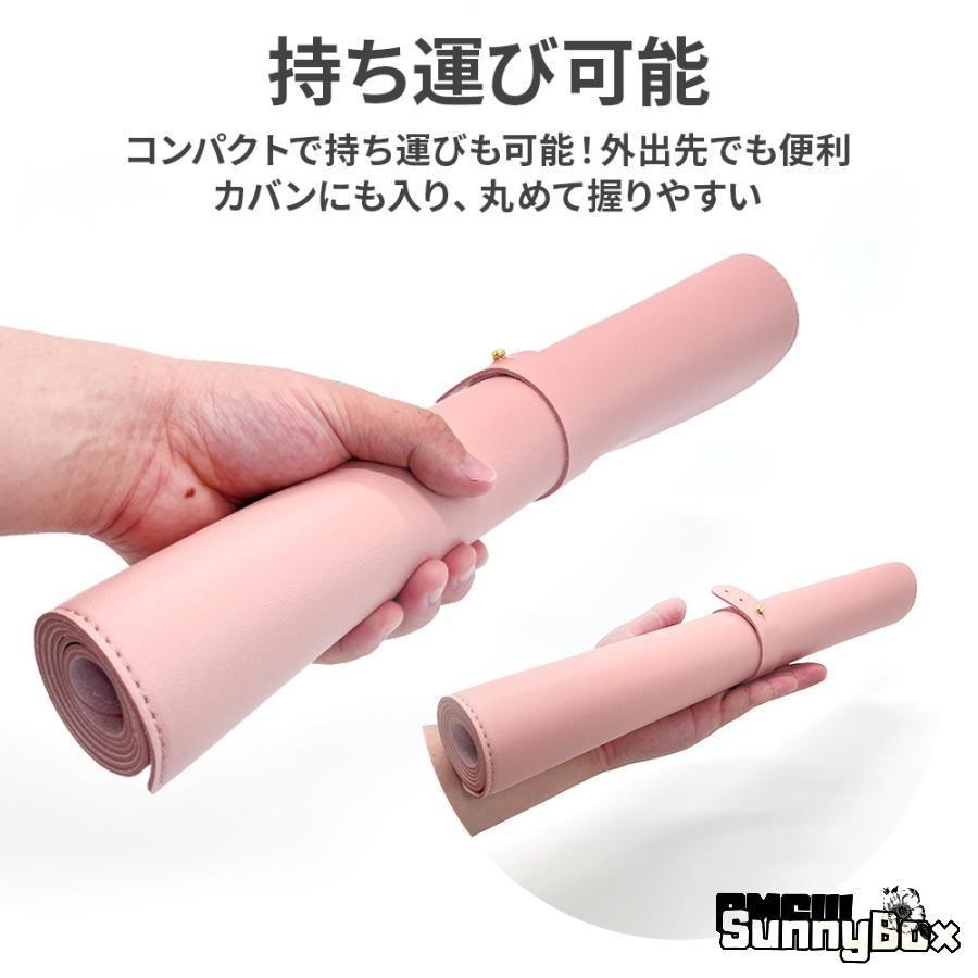 デスクマット マウスパッド 大型 80×40 おしゃれ オフィス 子供 学習机 シンプル 無地 滑り止め ゲーミング パソコンマット PCマット |  | 12