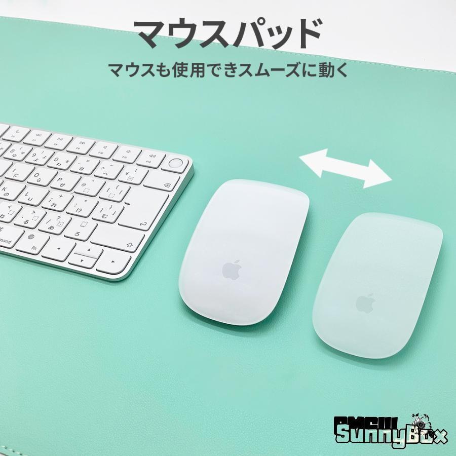 デスクマット マウスパッド 大型 80×40 おしゃれ オフィス 子供 学習机 シンプル 無地 滑り止め ゲーミング パソコンマット PCマット |  | 13