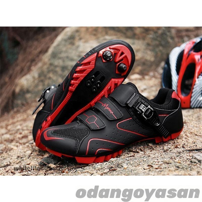 自転車シューズ　ビンディングシューズ サイクルシューズ SPD対応 クリート付き　通気性　メンズ ロードバイクシュ?ズ　マウンテンバイクシュ?ズ | ブランド登録なし | 07