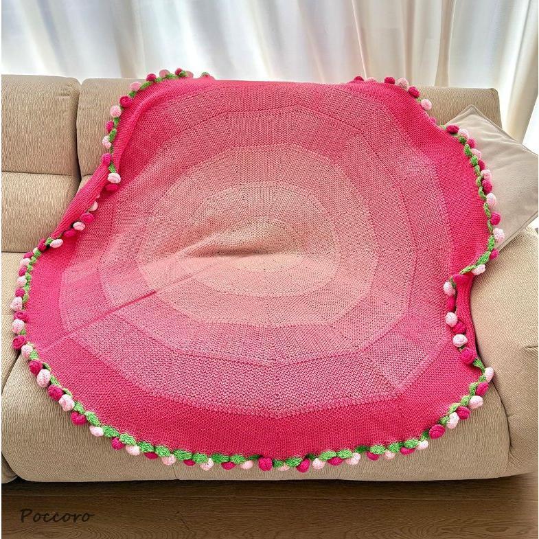 ブランケット 花束 毛布 シングル フラワー 花束ブランケット ひざ掛け グラデーションブランケット プレゼント | ブランド登録なし | 10