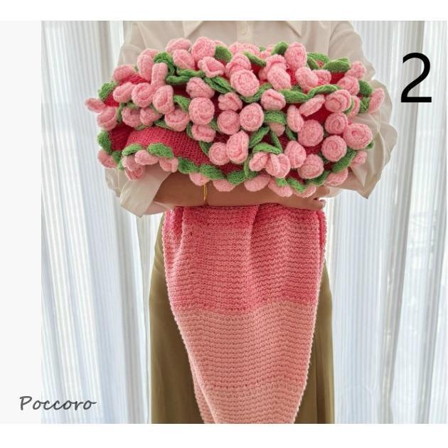 ブランケット 花束 毛布 シングル フラワー 花束ブランケット ひざ掛け グラデーションブランケット プレゼント | ブランド登録なし | 01