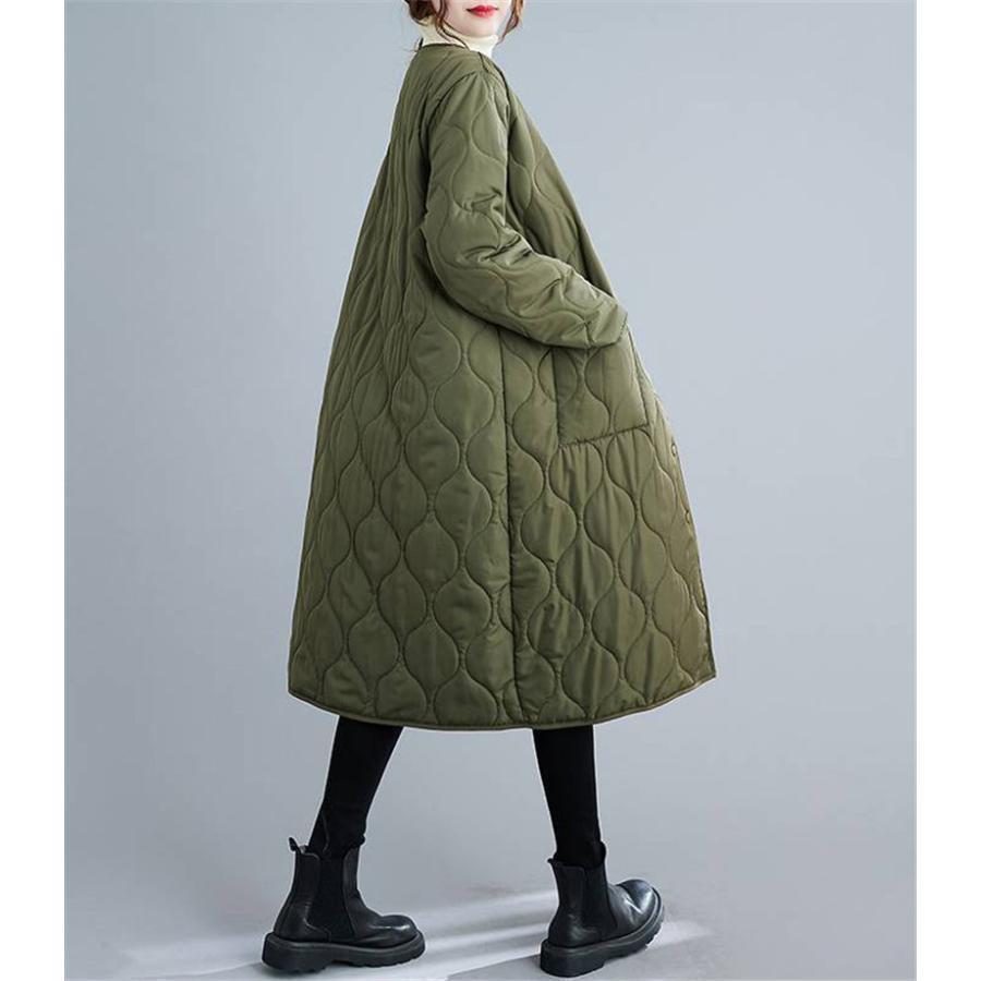 ダウンコート レディース 冬 アウター 中綿コート ロングコート ダウンジャケット キルティングジャケット 厚手 暖かい コート 冬服 秋冬 軽量 通勤 | ブランド登録なし | 13