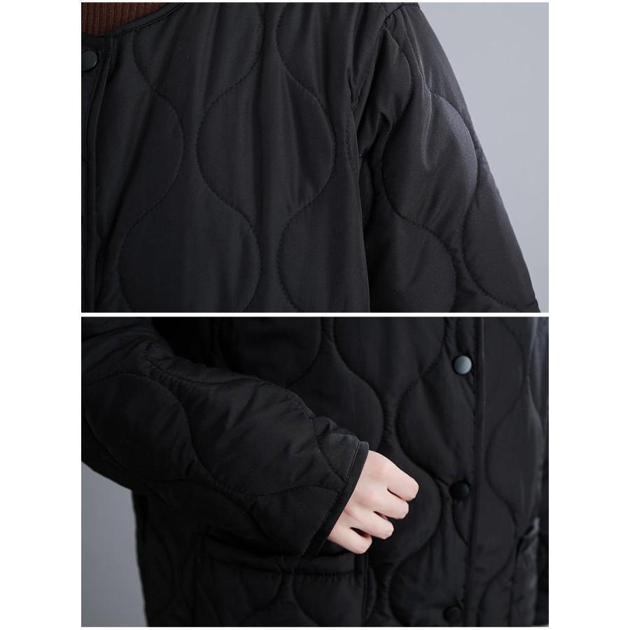 ダウンコート レディース 冬 アウター 中綿コート ロングコート ダウンジャケット キルティングジャケット 厚手 暖かい コート 冬服 秋冬 軽量 通勤 | ブランド登録なし | 15