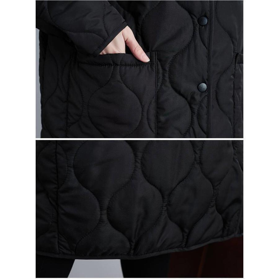 ダウンコート レディース 冬 アウター 中綿コート ロングコート ダウンジャケット キルティングジャケット 厚手 暖かい コート 冬服 秋冬 軽量 通勤 | ブランド登録なし | 16