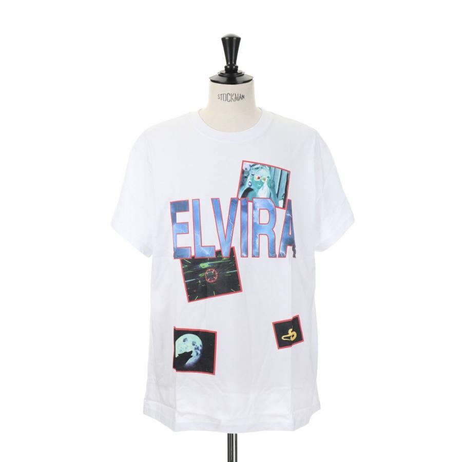 80%OFF】NIGHT VISION T-SHIRT / WHITE（18EL-SS-32） Elvira 