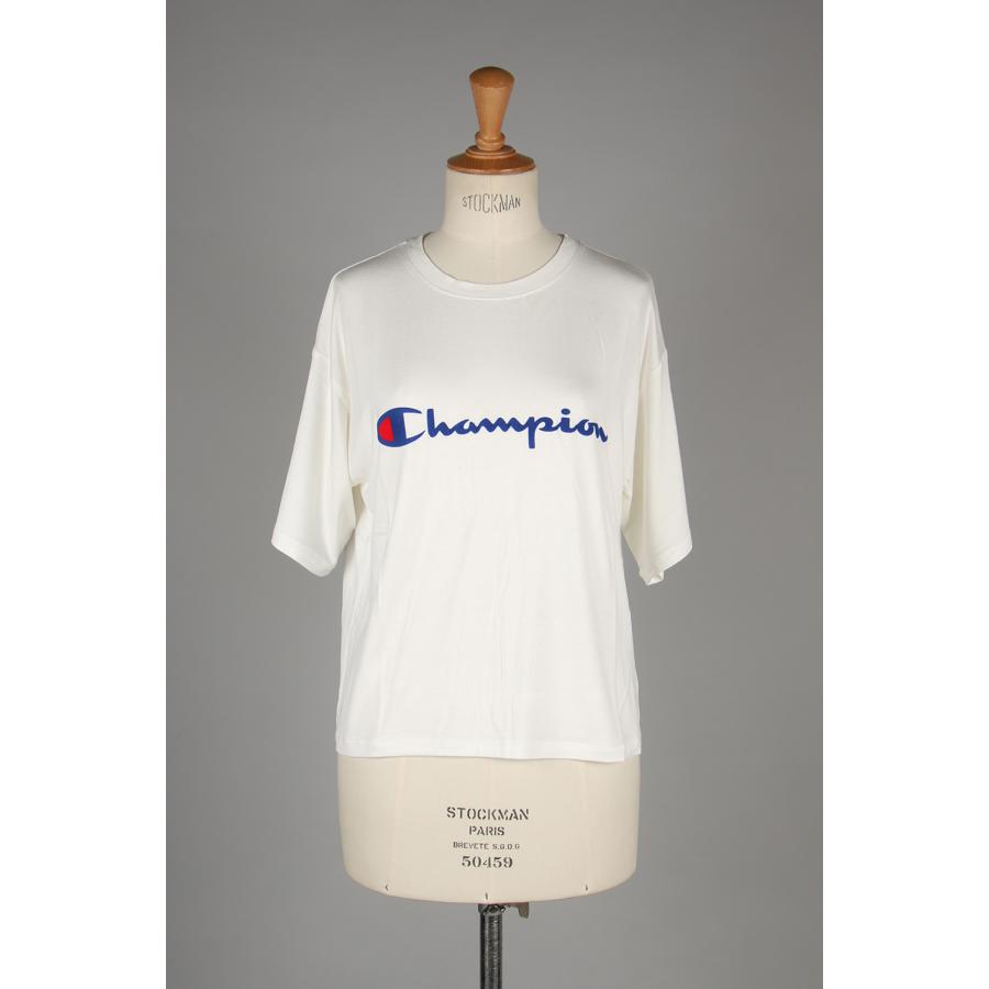 【P5倍 / SALE】T-SHIRT -WHITE (CW-PS313) Champion -Women-(チャンピオン) | Champion | 01