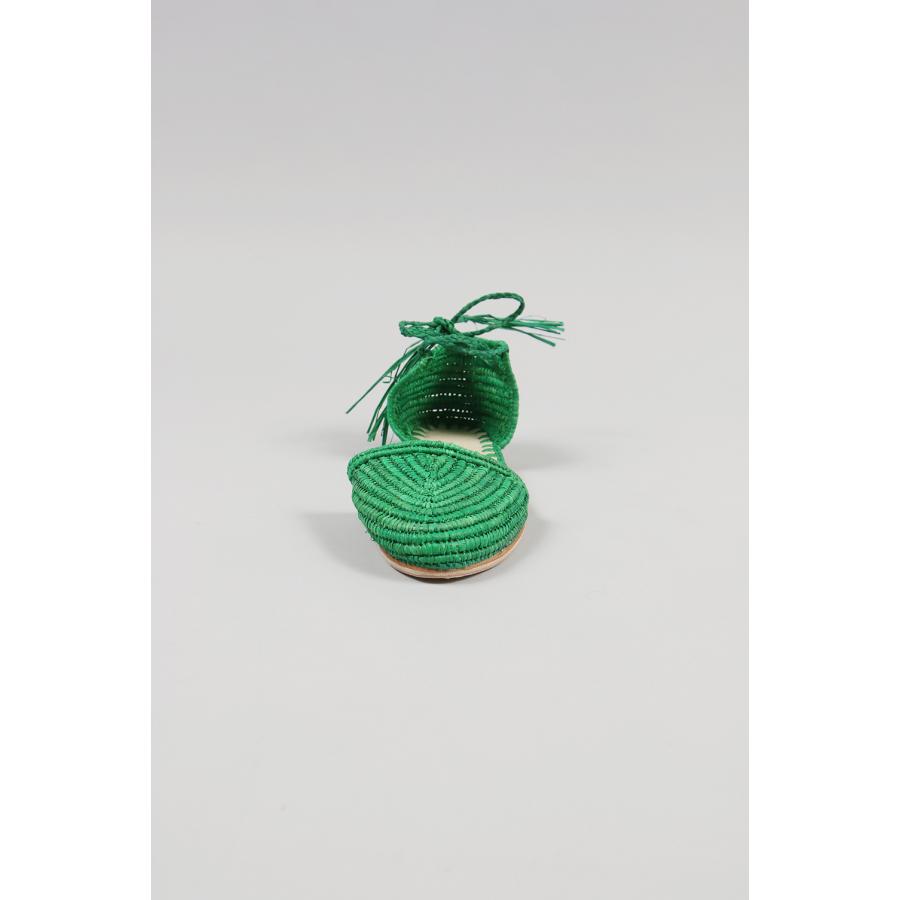 【P5倍 / SALE】LACE UP RAFFIA SANDALA-GREEN(kise005) Kiira(キーラ) |  | 02