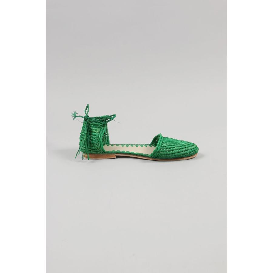 【P5倍 / SALE】LACE UP RAFFIA SANDALA-GREEN(kise005) Kiira(キーラ) |  | 03