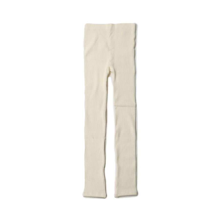 【P5倍 / SALE】１P Undies Rib Leggings-OFF WHITE (HW9-Q521) Hanes -Women-(ヘインズ) |  | 01