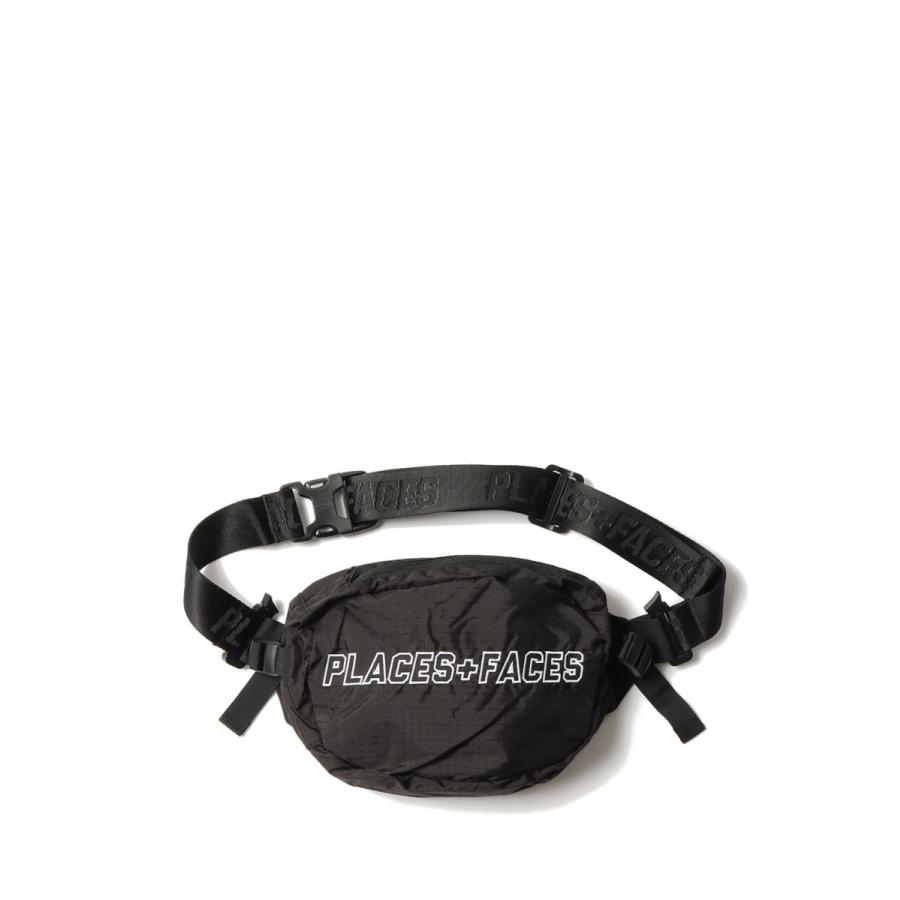 【P5倍 / SALE】WAIST BAG/BLACK Places+Faces(プレイシズプラスフェイシズ) | 