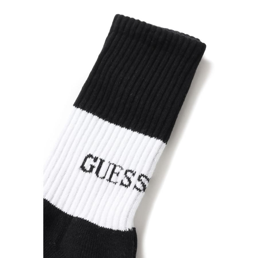 【P5倍 / SALE】2Tone Socks-BLACK (GRSS19-006) Guess Green Label(ゲスグリーンレーベル) | GUESS GREEN LABEL | 02