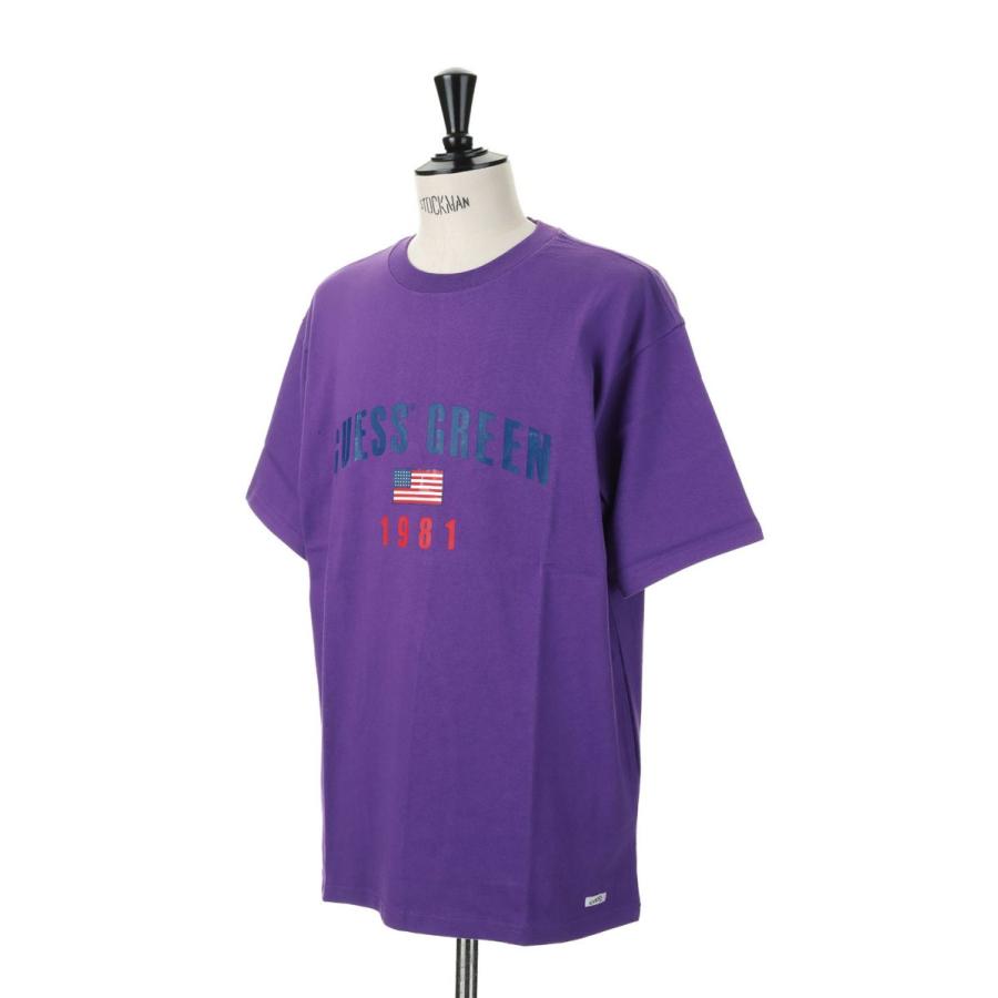 【P5倍 / SALE】GUESS USA TEE/PURPLE(GRSS19-031) Guess Green Label(ゲス・グリーン・レーベル) | GUESS GREEN LABEL | 01