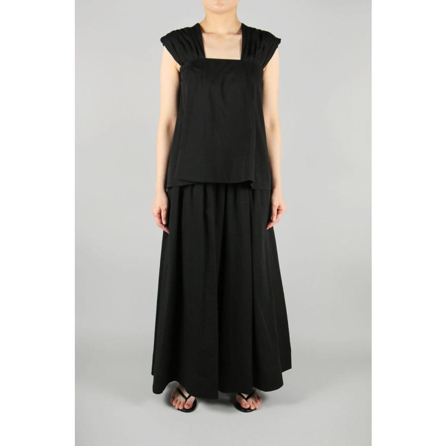 【P5倍 / SALE】Sundry cotton wide flare pants-BLACK-(13RFABOT-11C) Bluebird Boulevard(ブルーバード・ブルバード) | BLUEBIRD BOULEVARD