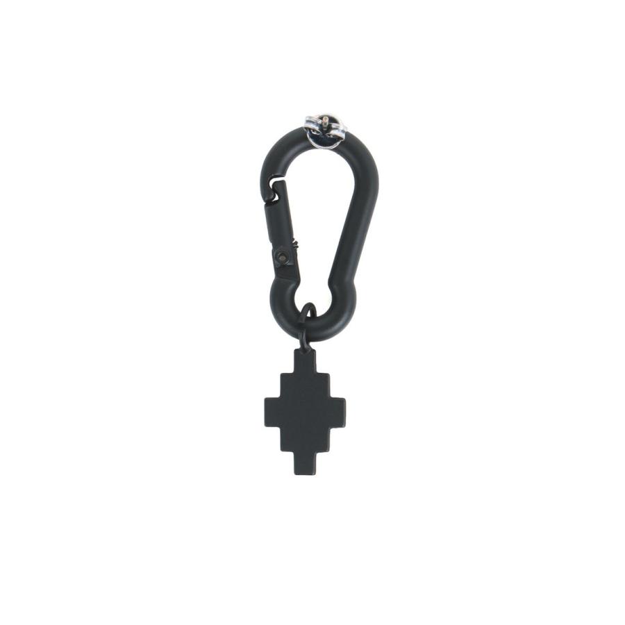 【P5倍 / SALE】SINGLE CROSS SNAP-HOOK EARRING / BLACK（CMOD018F20MET0011000） Marcelo Burlon(マルセロブロン) |  | 01