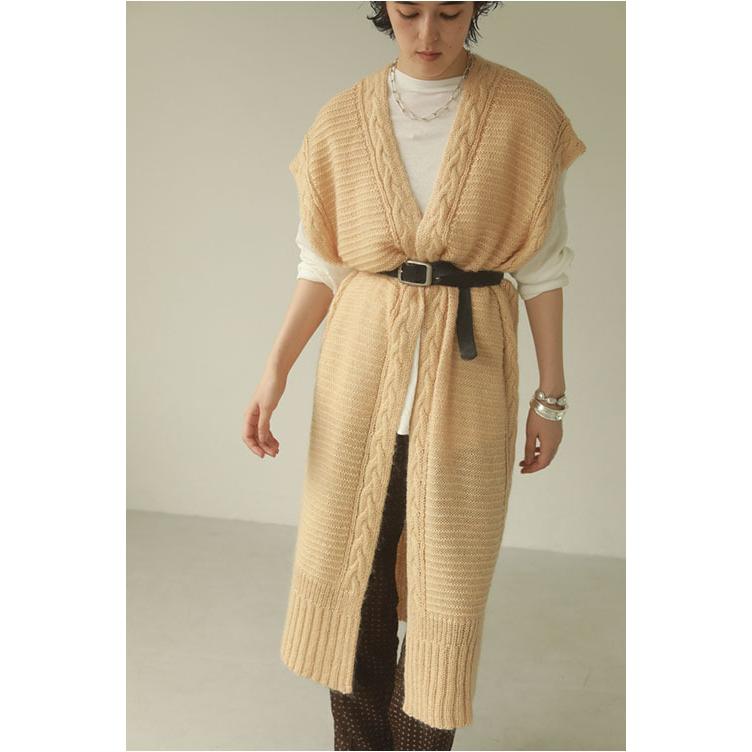 TODAYFUL トゥデイフル  Mohair Cable Vest -CREAM (12020543)