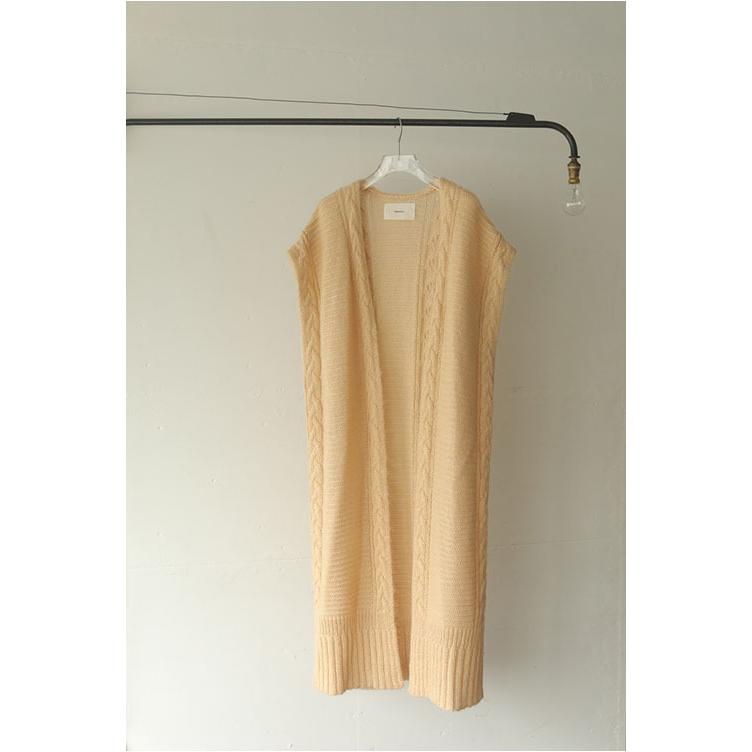 TODAYFUL トゥデイフル  Mohair Cable Vest -CREAM (12020543)