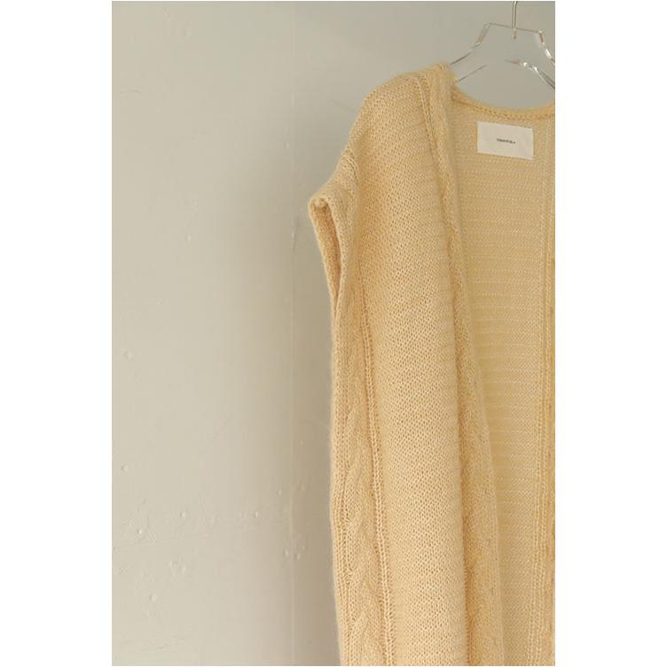 TODAYFUL トゥデイフル  Mohair Cable Vest -CREAM (12020543)