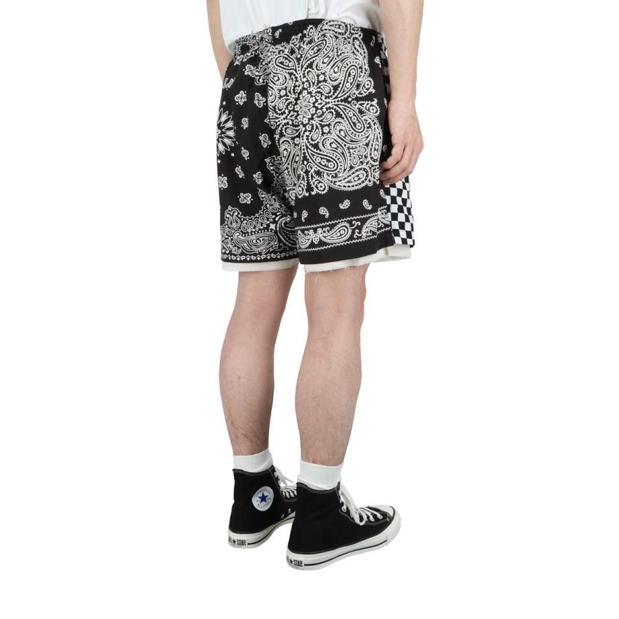 【SALE】BANDANA PATCH SHORT PANTS - BLACK 2 #1  (COTDPT-328B) Children Of The Discordance | Children of the discordance | 03