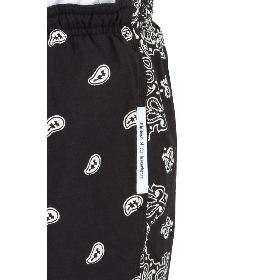 【SALE】BANDANA PATCH SHORT PANTS - BLACK 2 #1  (COTDPT-328B) Children Of The Discordance | Children of the discordance | 05