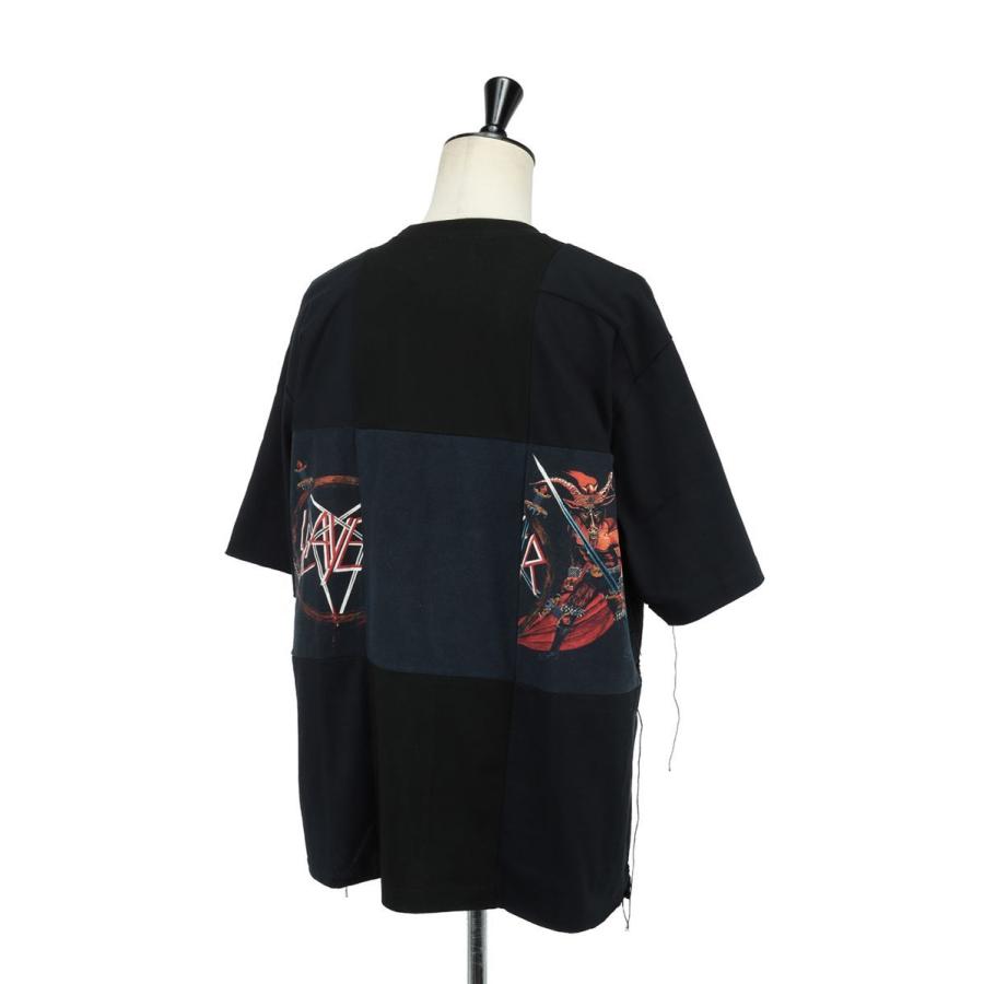 【SALE】HANDMADE VINTAGE PATCH TEE C - BLACK #3 (COTDSMBLCS-225C) Children Of The Discordance | Children of the discordance