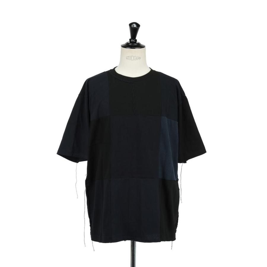 【SALE】HANDMADE VINTAGE PATCH TEE C - BLACK #3 (COTDSMBLCS-225C) Children Of The Discordance | Children of the discordance | 01
