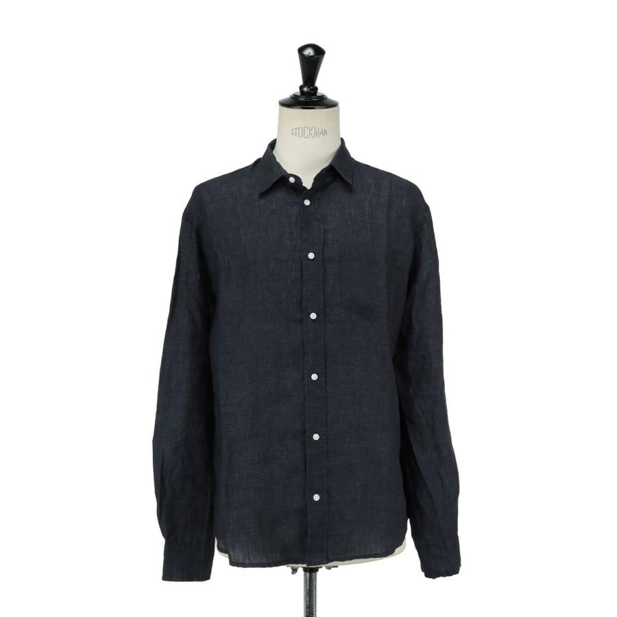 【SALE】LUKE LINEN -BLACK (3320700105) Frank & Eileen -Men-(フランクアンドアイリーン) | 