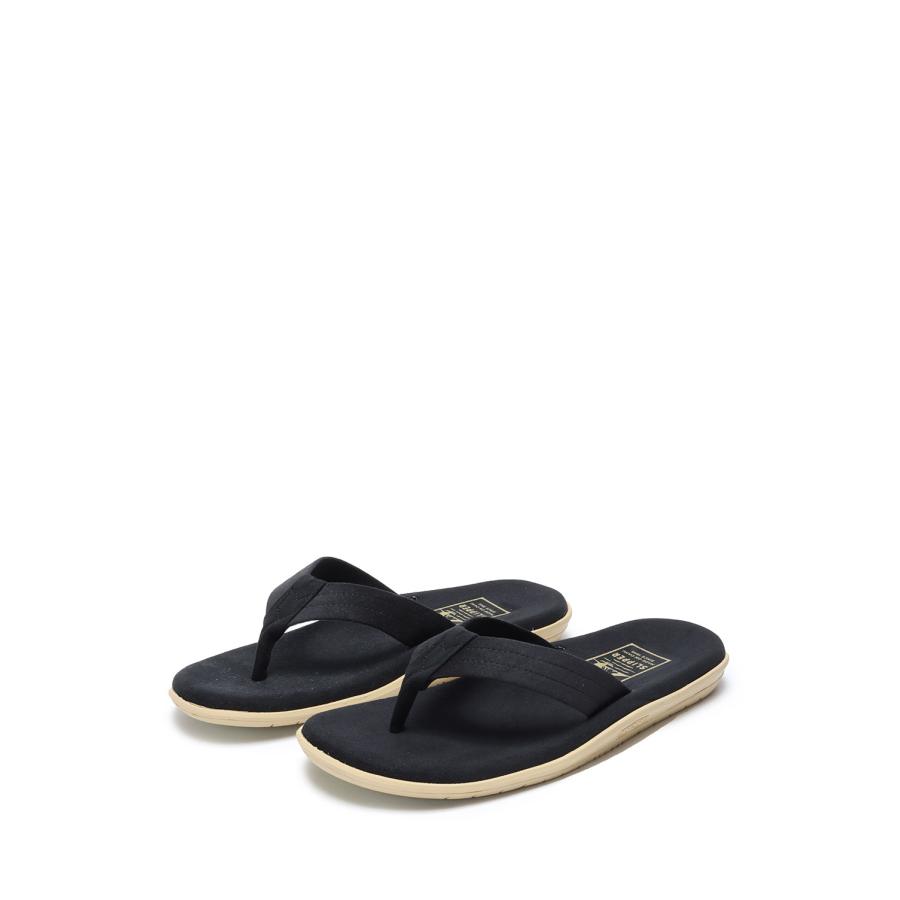 【P2倍 / SALE】SUEDE THONG / ULTRA SUEDE - BLACK (PTU202U) Island Slipper - Men -(アイランドスリッパ) | ISLAND SLIPPER | 02