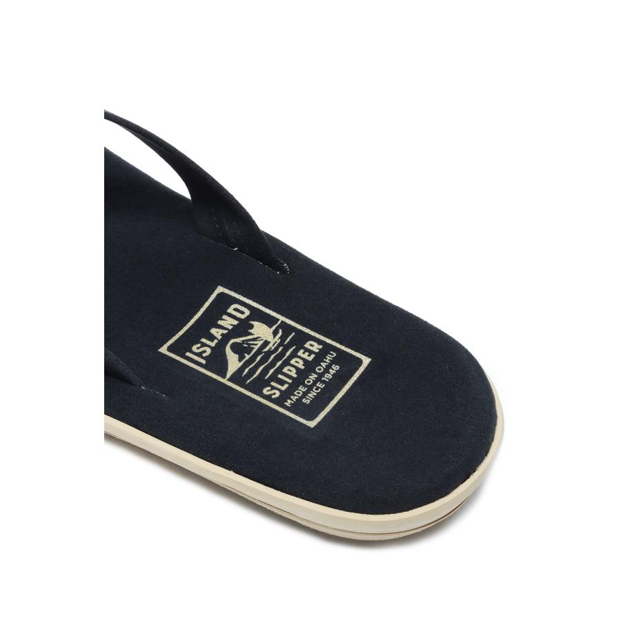 【P2倍 / SALE】SUEDE THONG / ULTRA SUEDE - BLACK (PTU202U) Island Slipper - Men -(アイランドスリッパ) | ISLAND SLIPPER | 05