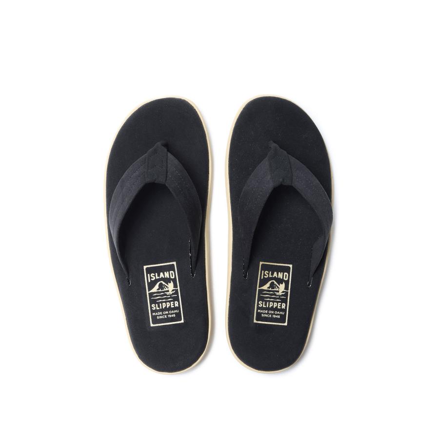 【P2倍 / SALE】SUEDE THONG / ULTRA SUEDE - BLACK (PTU202U) Island Slipper - Men -(アイランドスリッパ) | ISLAND SLIPPER | 06