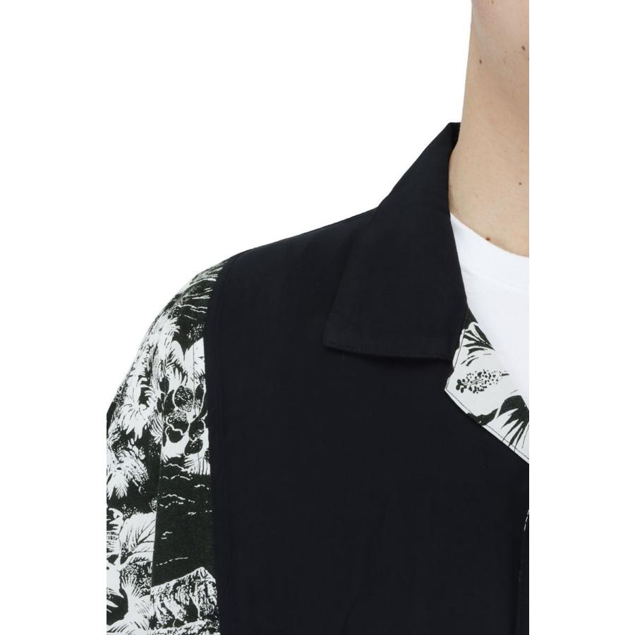 PORTER CLASSIC（ポータークラシック） ALOHA SHIRT PATCHWORK / BLACK