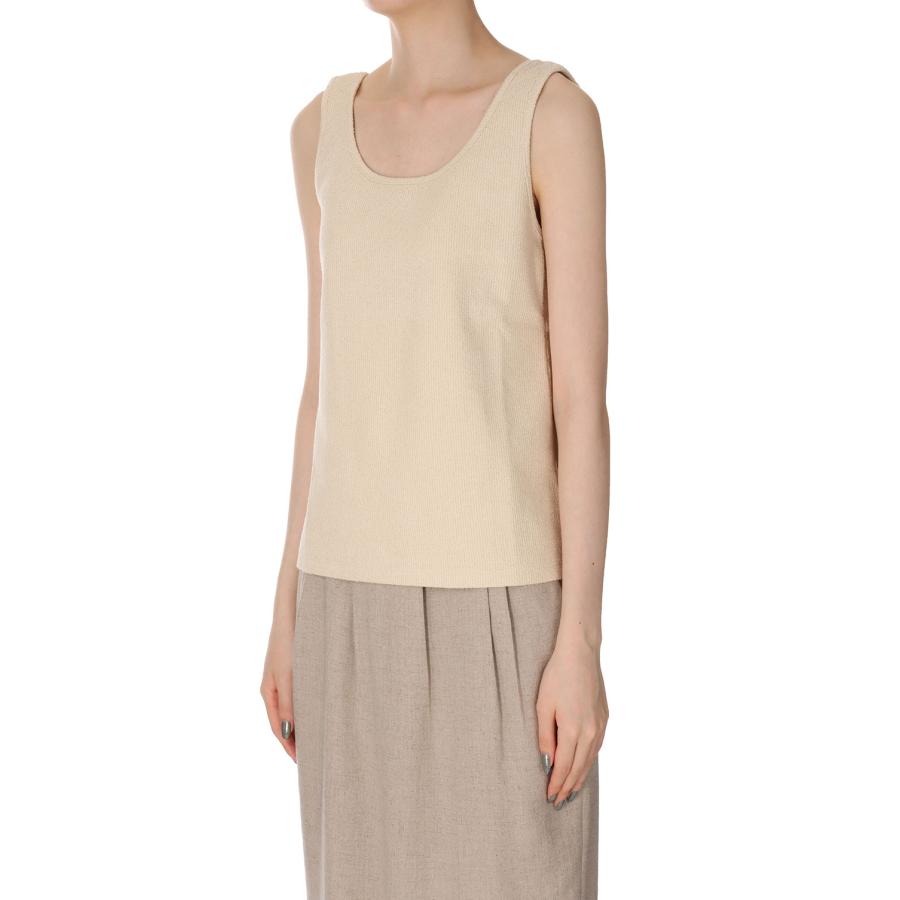 【P10倍】【SALE】RIMINI TANK TOP -Beige (TNH21100-15) The Newhouse(ザニューハウス) | THE NEWHOUSE | 01