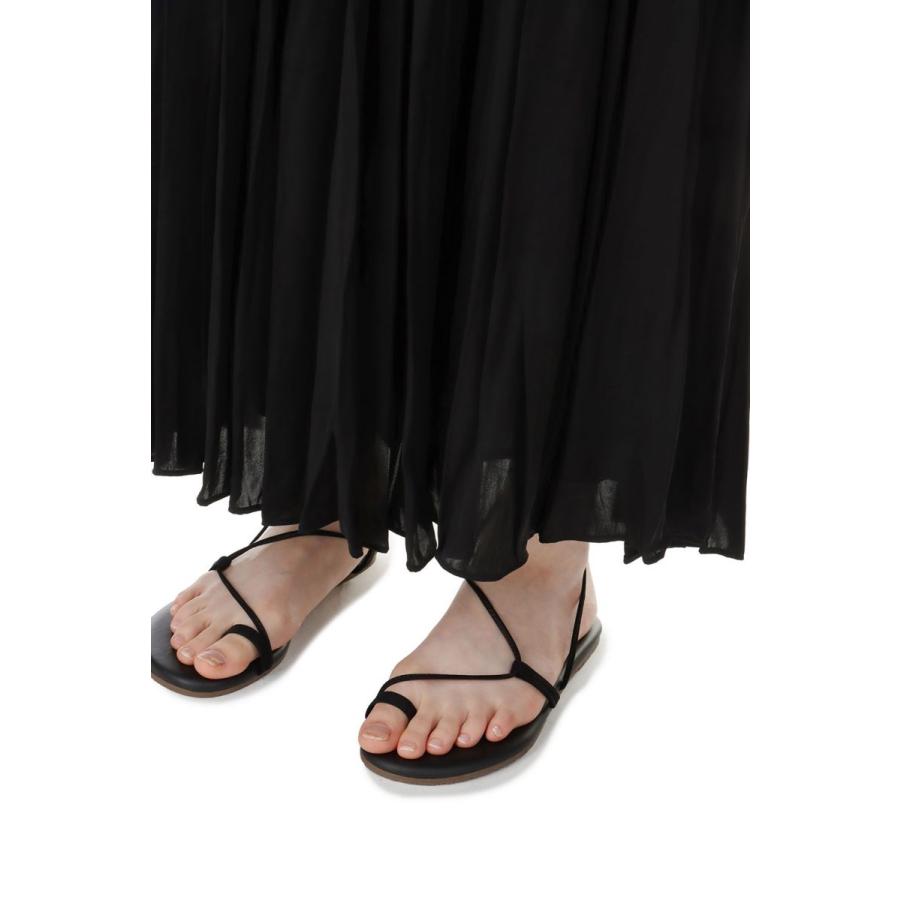 【P5倍 / SALE】GYPSET RUCKLE FLARED DRESS -Black (TNH21100-37) The Newhouse(ザニューハウス) | THE NEWHOUSE | 04