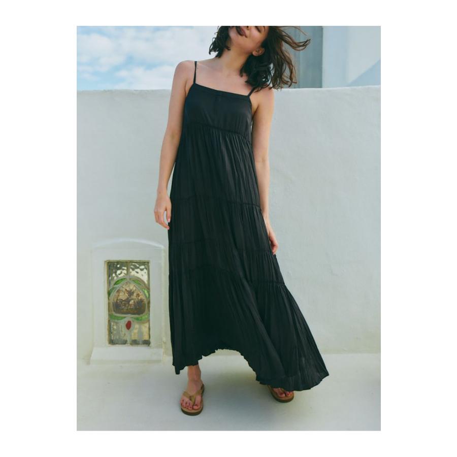 【P5倍 / SALE】GYPSET RUCKLE FLARED DRESS -Black (TNH21100-37) The Newhouse(ザニューハウス) | THE NEWHOUSE | 05
