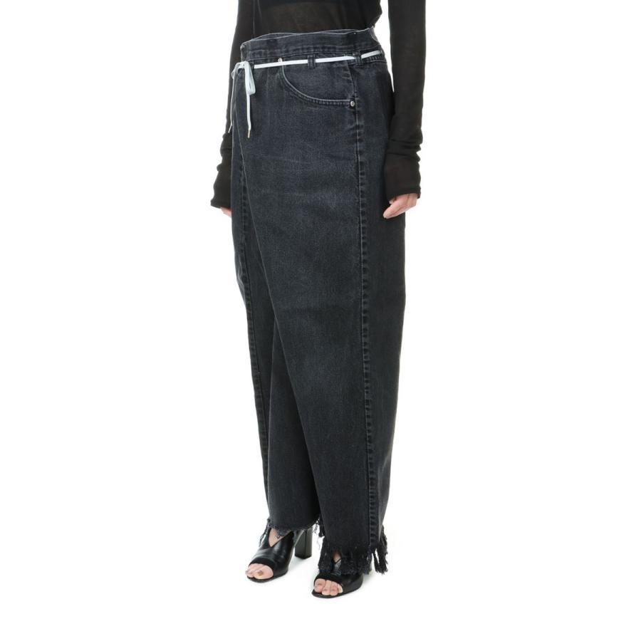 VINTAGE REWORK BIGGY PANTS -BLACK Ssize-17 Maison Eureka-Women-(メゾンエウレカ) | MAISON EUREKA | 01