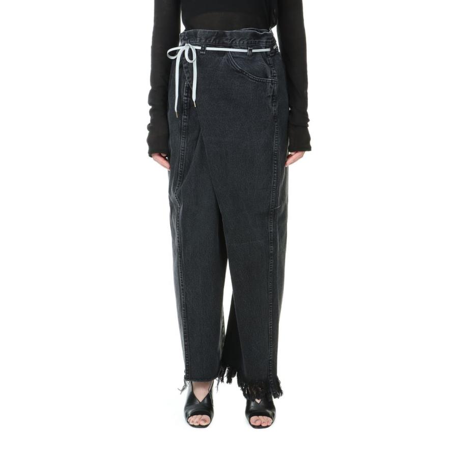【P5倍 / SALE】VINTAGE REWORK BIGGY PANTS -BLACK Ssize-19 Maison Eureka-Women-(メゾンエウレカ) | MAISON EUREKA