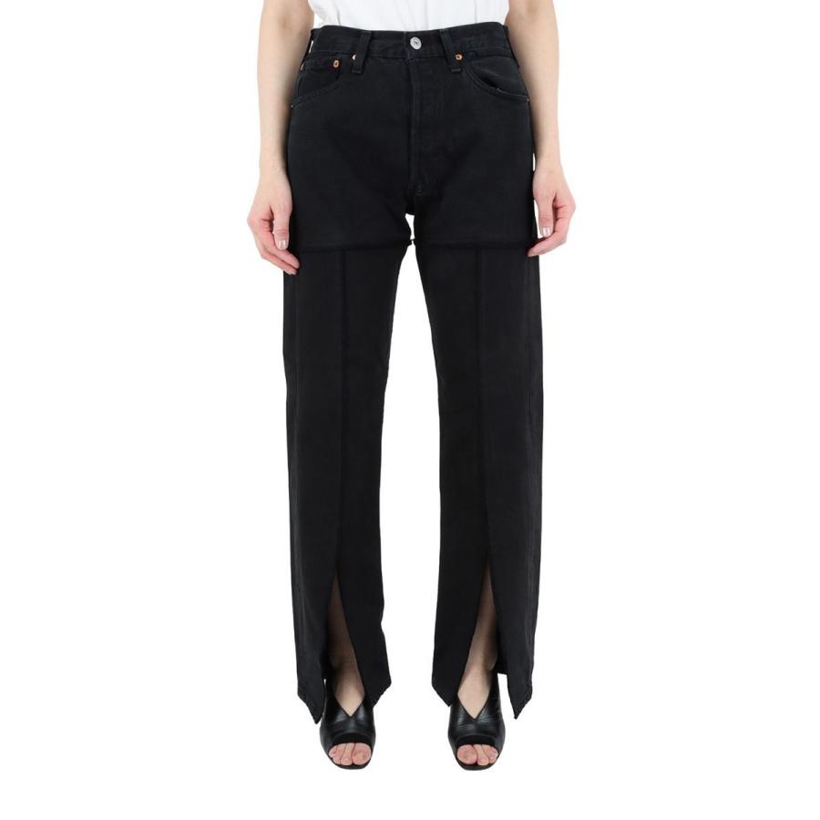 【P5倍 / SALE】Front Slash DENIM -BLACK Ssize-1(SR-21SS-25) SREU(スリュー) | 