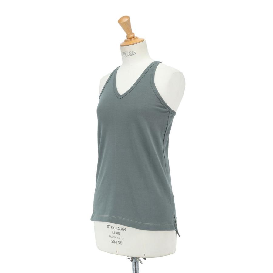 【P5倍 / SALE】V-NECK AMERICAN SLEEVE -SAGE GREEN(21SCT-#725L) Jane Smith(ジェーンスミス) |  | 01